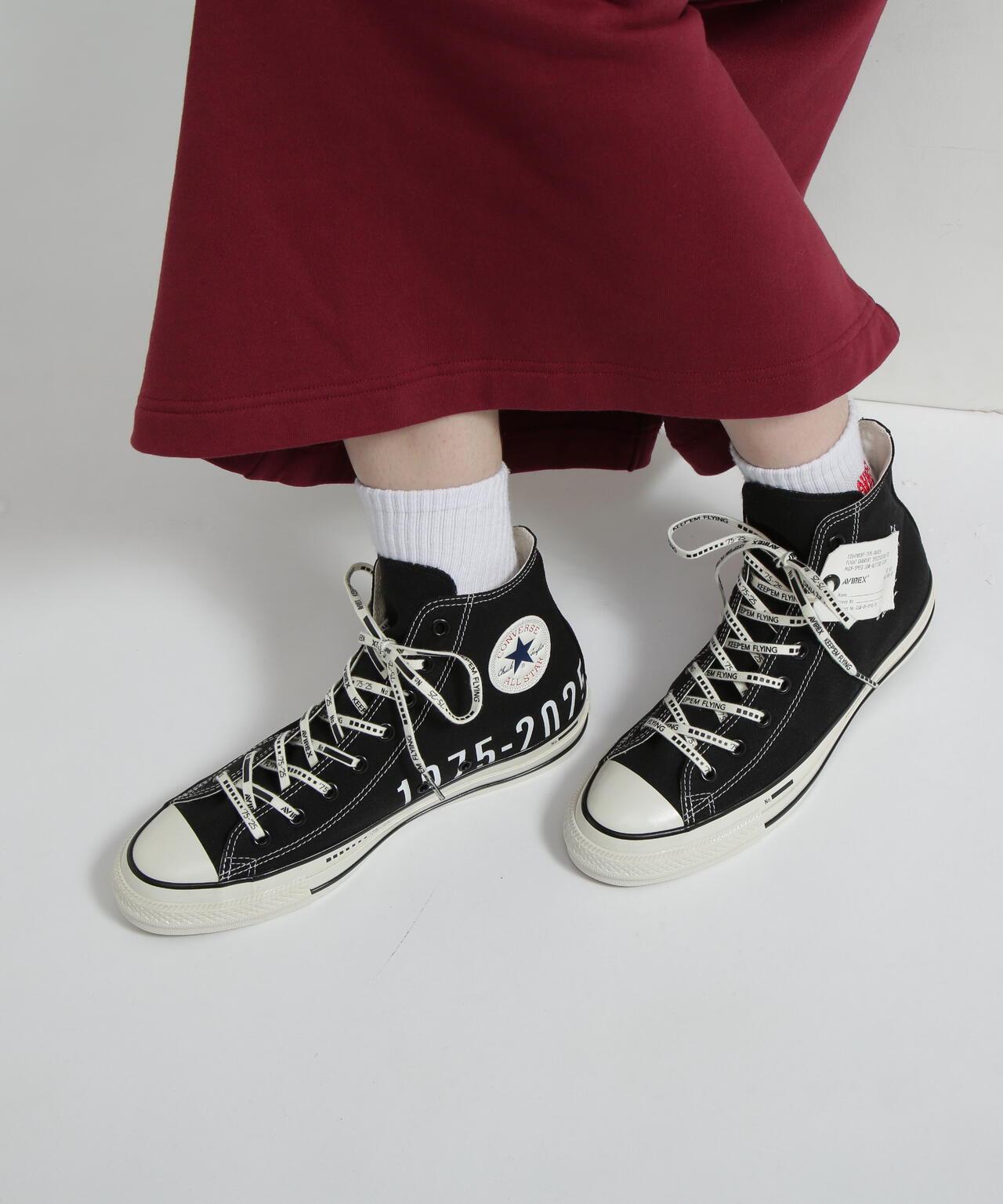 《AVIREX × CONVERSE》{ALL STAR} 復古高幫帆布鞋