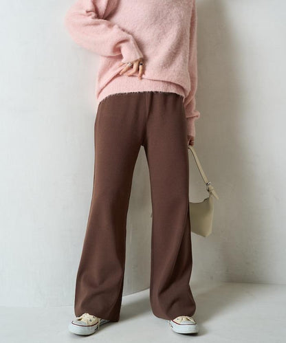 針織寬鬆休閒褲