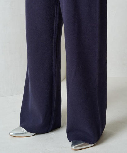 針織寬鬆休閒褲