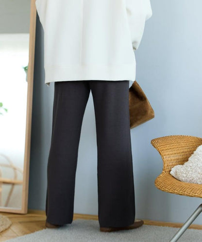 針織寬鬆休閒褲
