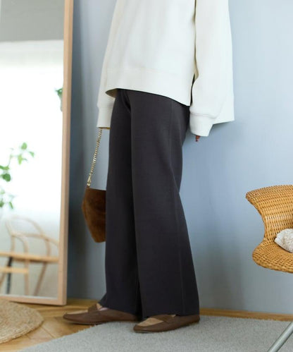 針織寬鬆休閒褲