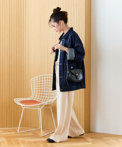 針織寬鬆休閒褲