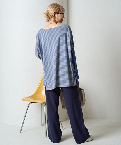 針織寬鬆休閒褲