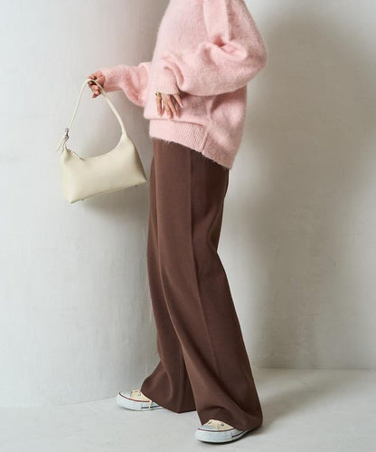 針織寬鬆休閒褲