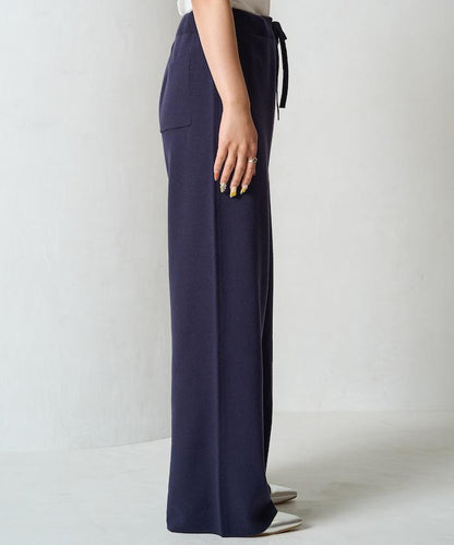 針織寬鬆休閒褲