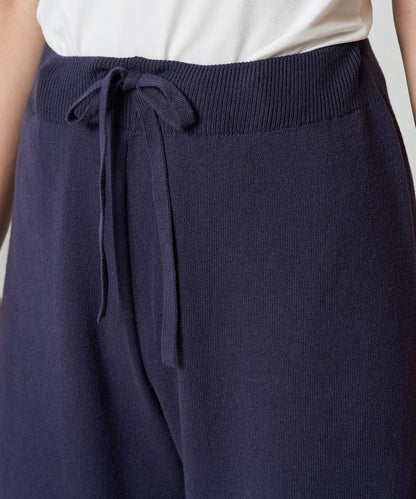 針織寬鬆休閒褲