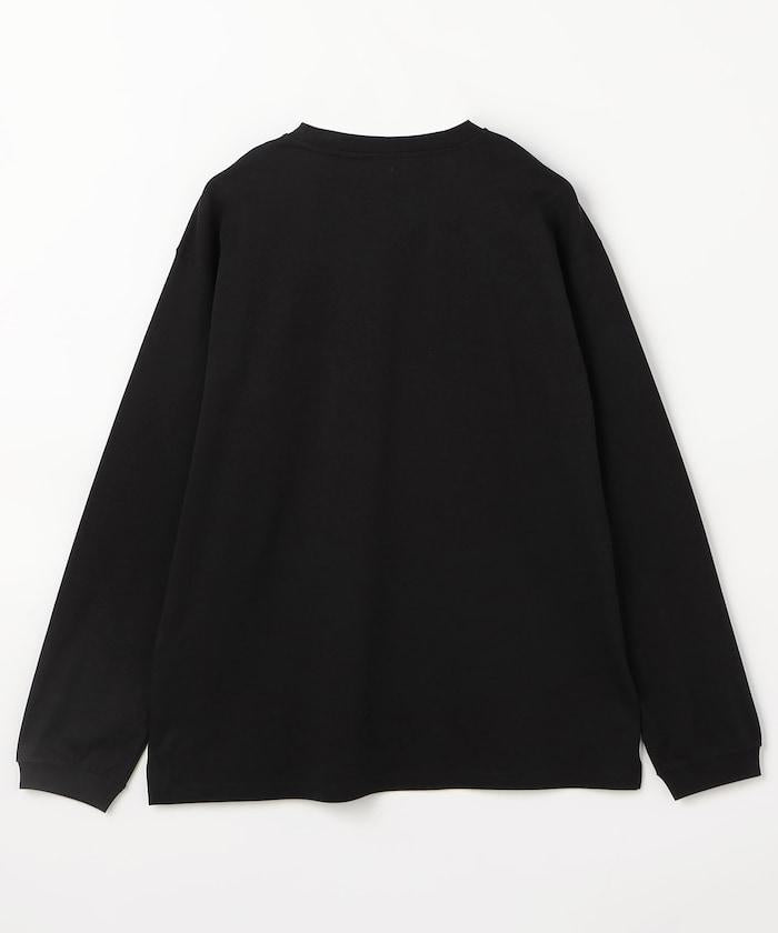 高捻順滑純色長袖T恤 無圖案