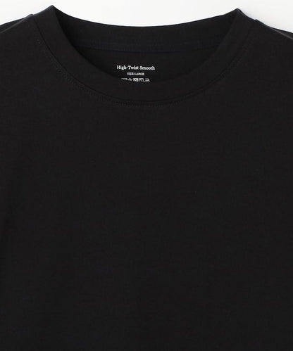 高捻順滑純色長袖T恤 無圖案