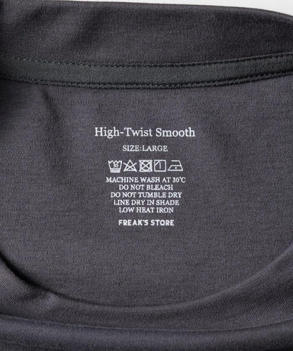 高捻順滑純色長袖T恤 無圖案