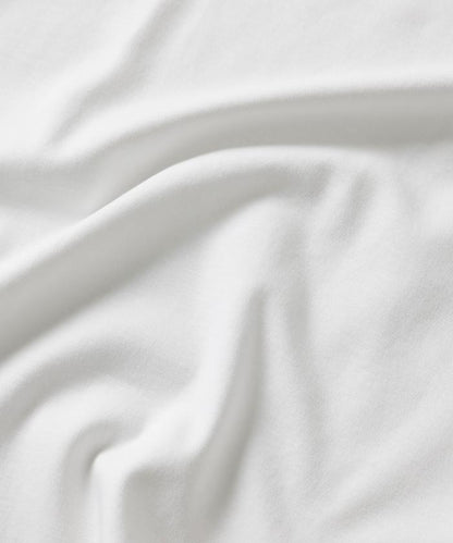 高捻順滑純色長袖T恤 無圖案