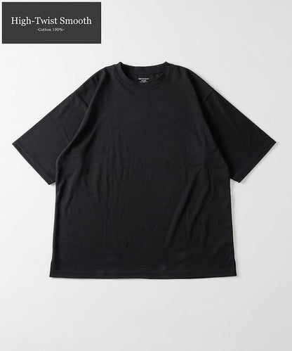 高捻順滑純色短袖T恤 無圖案