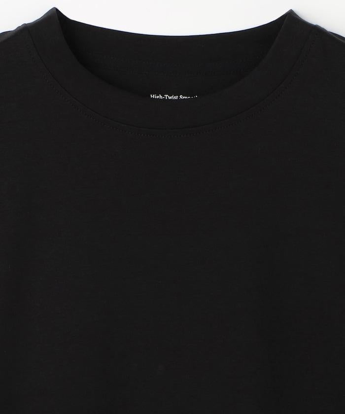 高捻順滑純色短袖T恤 無圖案