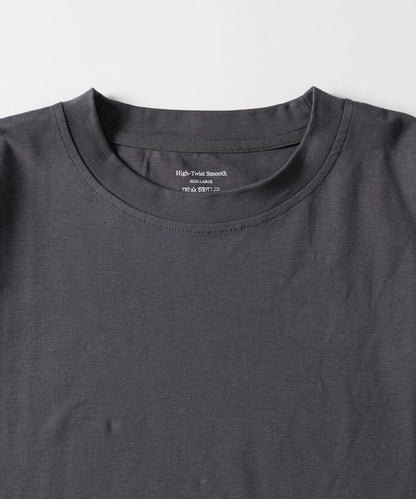 高捻順滑純色短袖T恤 無圖案