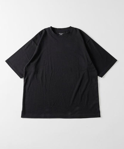 高捻順滑純色短袖T恤 無圖案