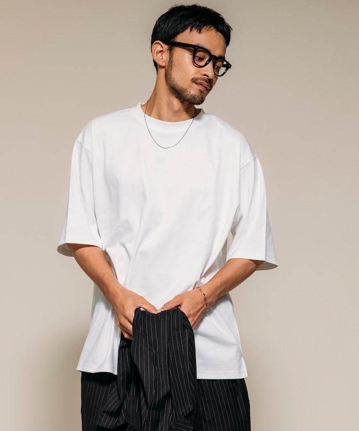 高捻順滑純色短袖T恤 無圖案