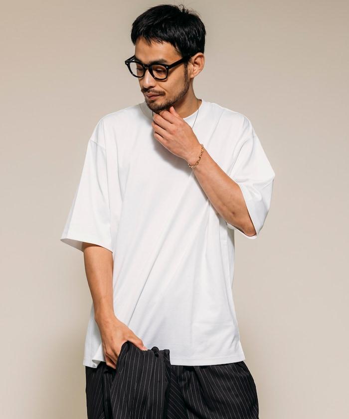 高捻順滑純色短袖T恤 無圖案