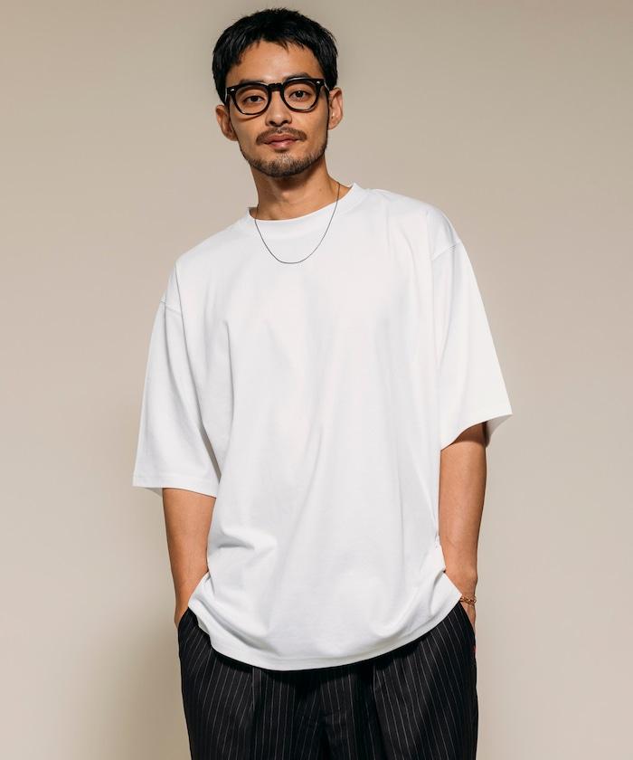 高捻順滑純色短袖T恤 無圖案