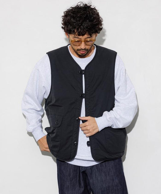 寬鬆版型可雙面穿羊羔絨馬甲軍綠色