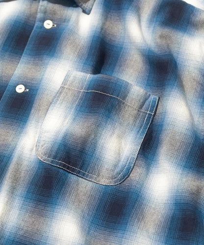 Magazine Pocket 開領襯衫（漸變色）