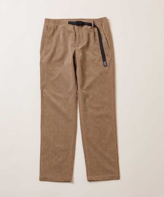 燈芯絨 SOLOTEX 修身款編織腰帶長褲