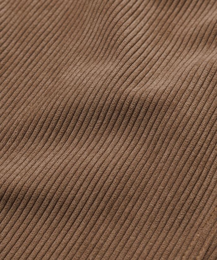 燈芯絨 SOLOTEX 修身款編織腰帶長褲