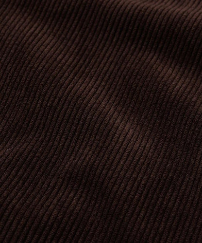 燈芯絨 SOLOTEX 修身款編織腰帶長褲