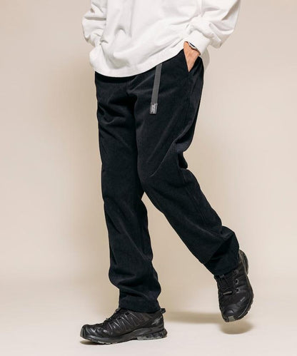 燈芯絨 SOLOTEX 修身款編織腰帶長褲