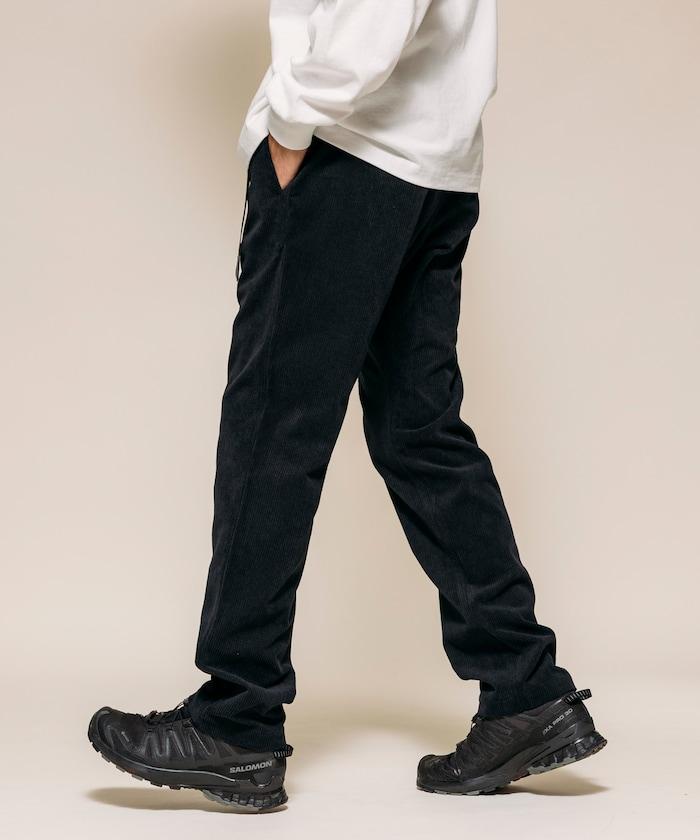 燈芯絨 SOLOTEX 修身款編織腰帶長褲