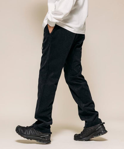 燈芯絨 SOLOTEX 修身款編織腰帶長褲