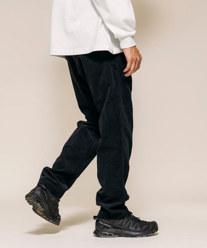 燈芯絨 SOLOTEX 修身款編織腰帶長褲