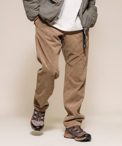 燈芯絨 SOLOTEX 修身款編織腰帶長褲