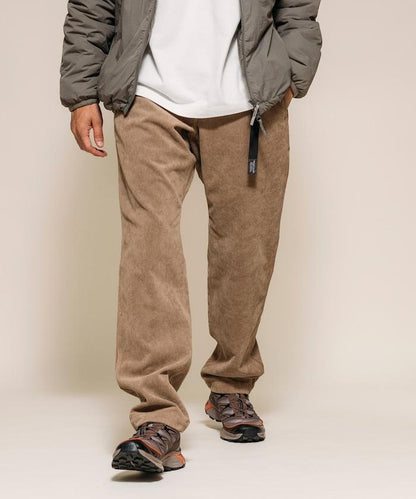 燈芯絨 SOLOTEX 修身款編織腰帶長褲