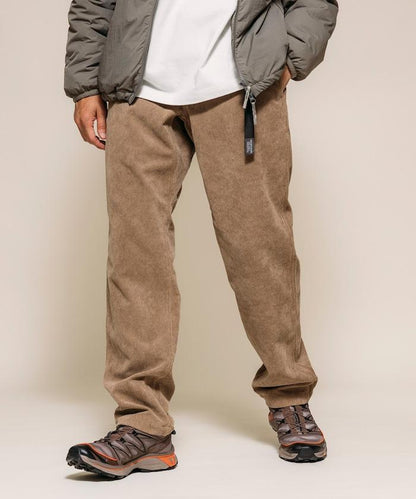 燈芯絨 SOLOTEX 修身款編織腰帶長褲