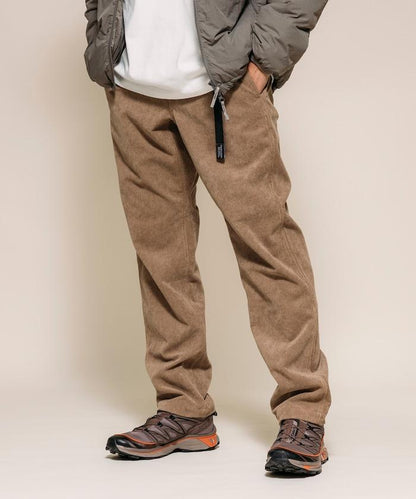 燈芯絨 SOLOTEX 修身款編織腰帶長褲