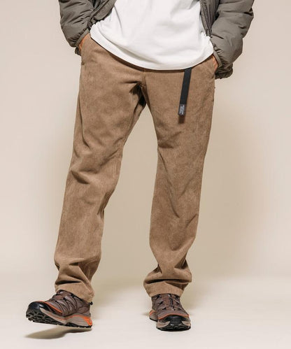 燈芯絨 SOLOTEX 修身款編織腰帶長褲