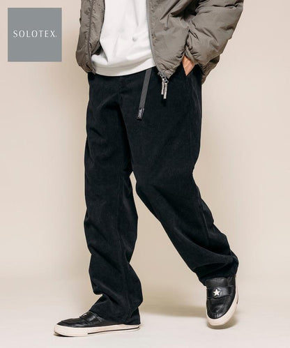 燈芯絨 SOLOTEX 常規版型 編織腰帶長褲