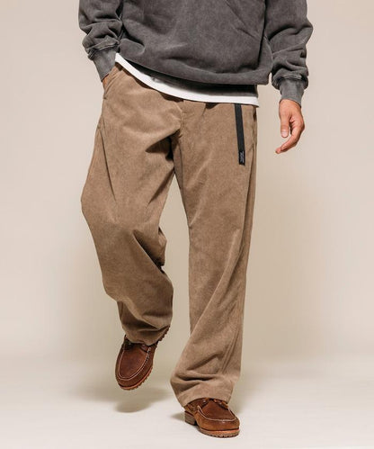 燈芯絨 SOLOTEX 常規版型 編織腰帶長褲