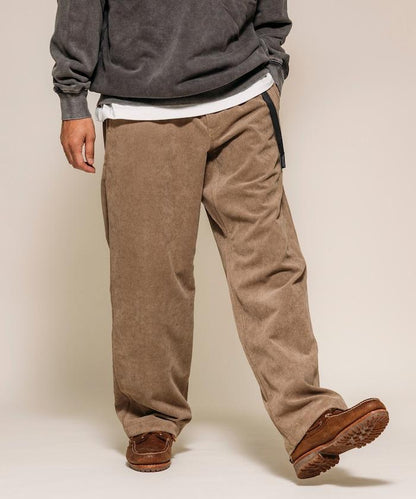 燈芯絨 SOLOTEX 常規版型 編織腰帶長褲