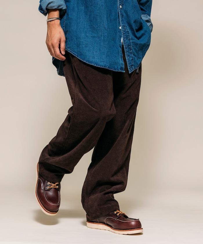 燈芯絨 SOLOTEX 常規版型 編織腰帶長褲