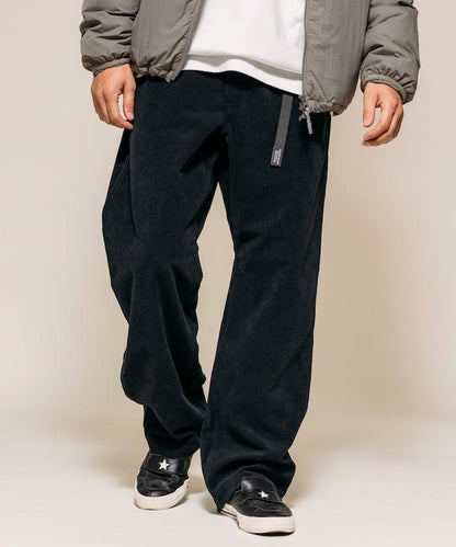 燈芯絨 SOLOTEX 常規版型 編織腰帶長褲