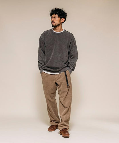 燈芯絨 SOLOTEX 常規版型 編織腰帶長褲