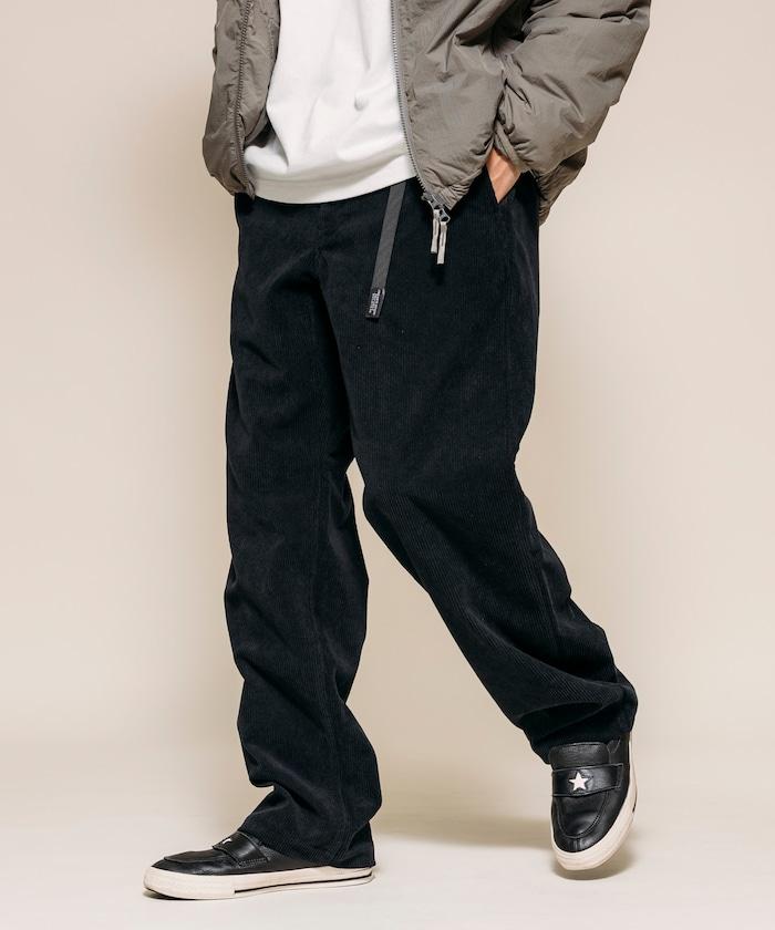 燈芯絨 SOLOTEX 常規版型 編織腰帶長褲