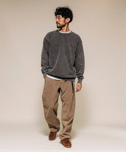 燈芯絨 SOLOTEX 常規版型 編織腰帶長褲