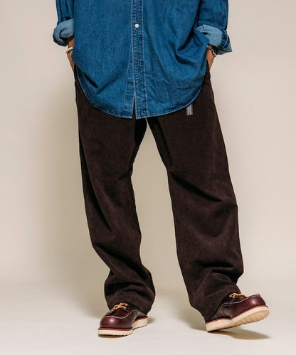 燈芯絨 SOLOTEX 常規版型 編織腰帶長褲