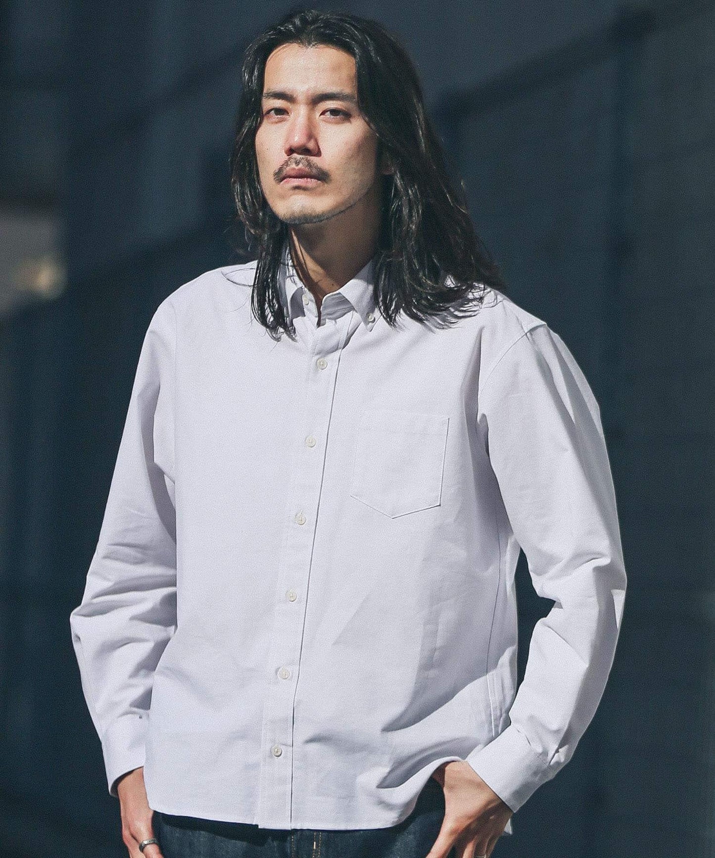 XS碼/官網限定 抗菌牛津紐扣領長袖襯衫