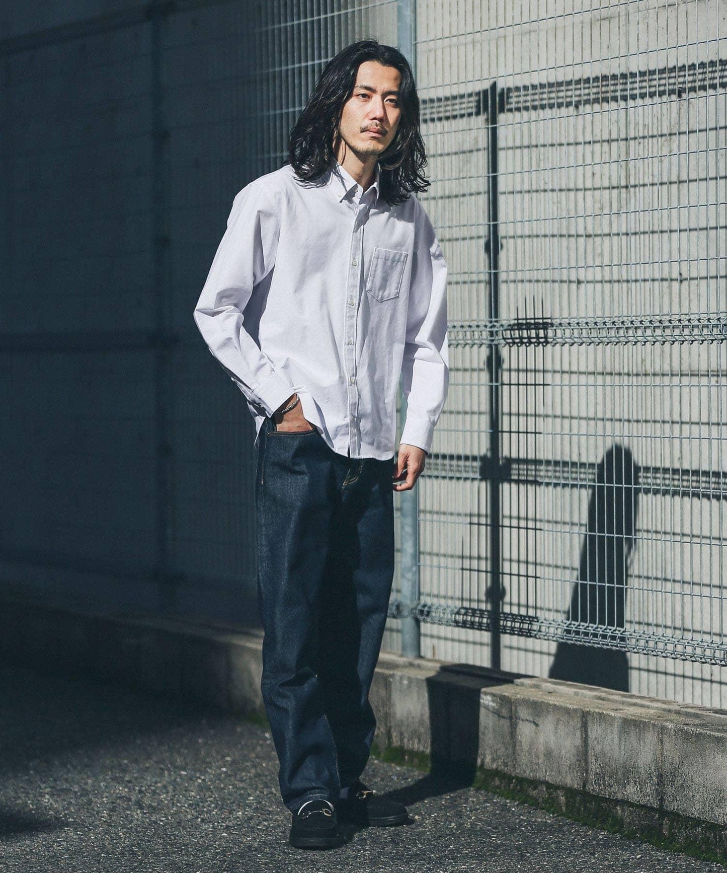 XS碼/官網限定 抗菌牛津紐扣領長袖襯衫