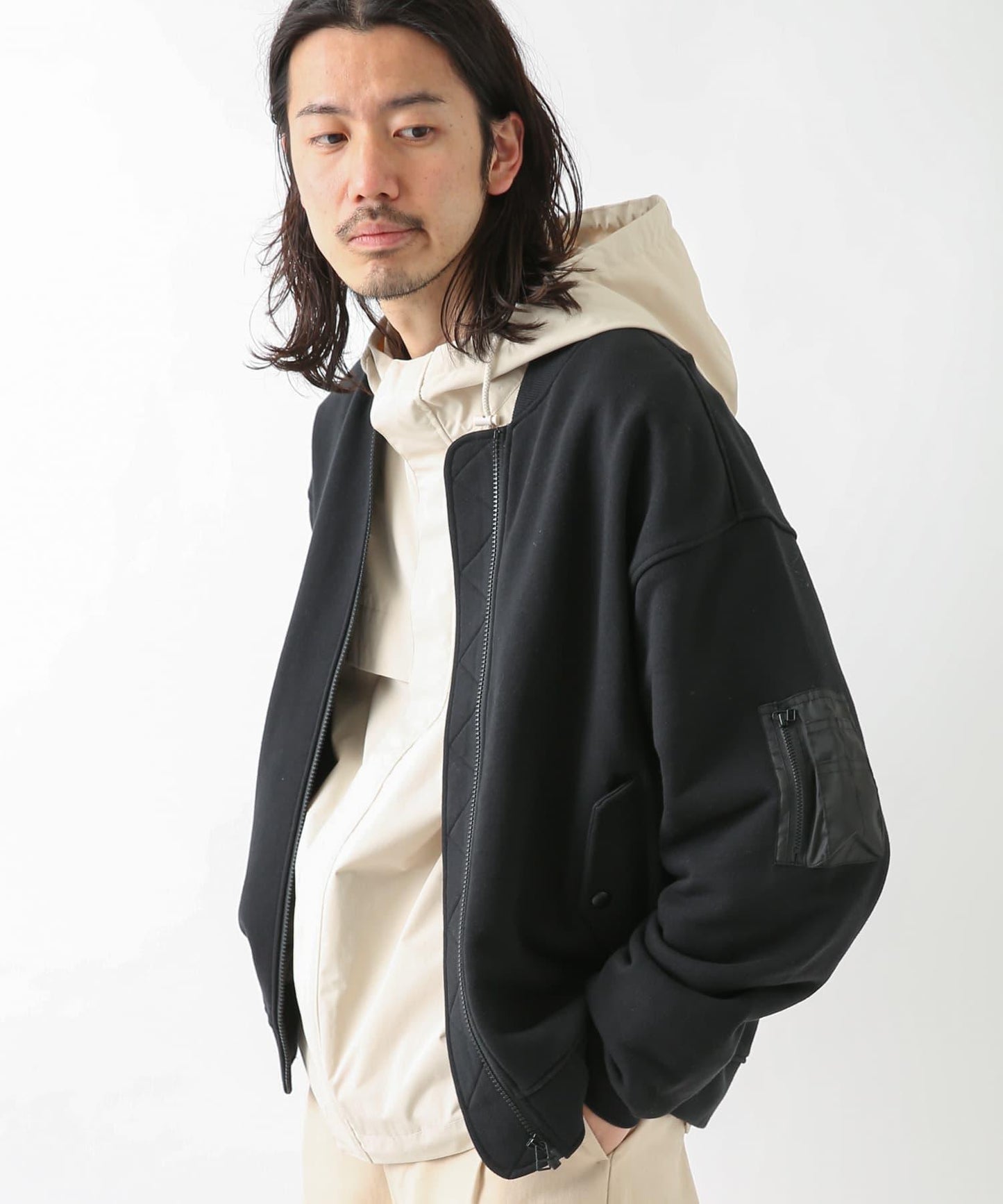加絨衛衣MA-1飛行夾克