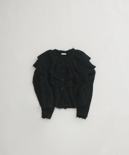 荷葉邊針織開衫