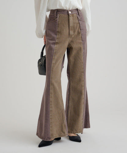 美麗喇叭牛仔褲