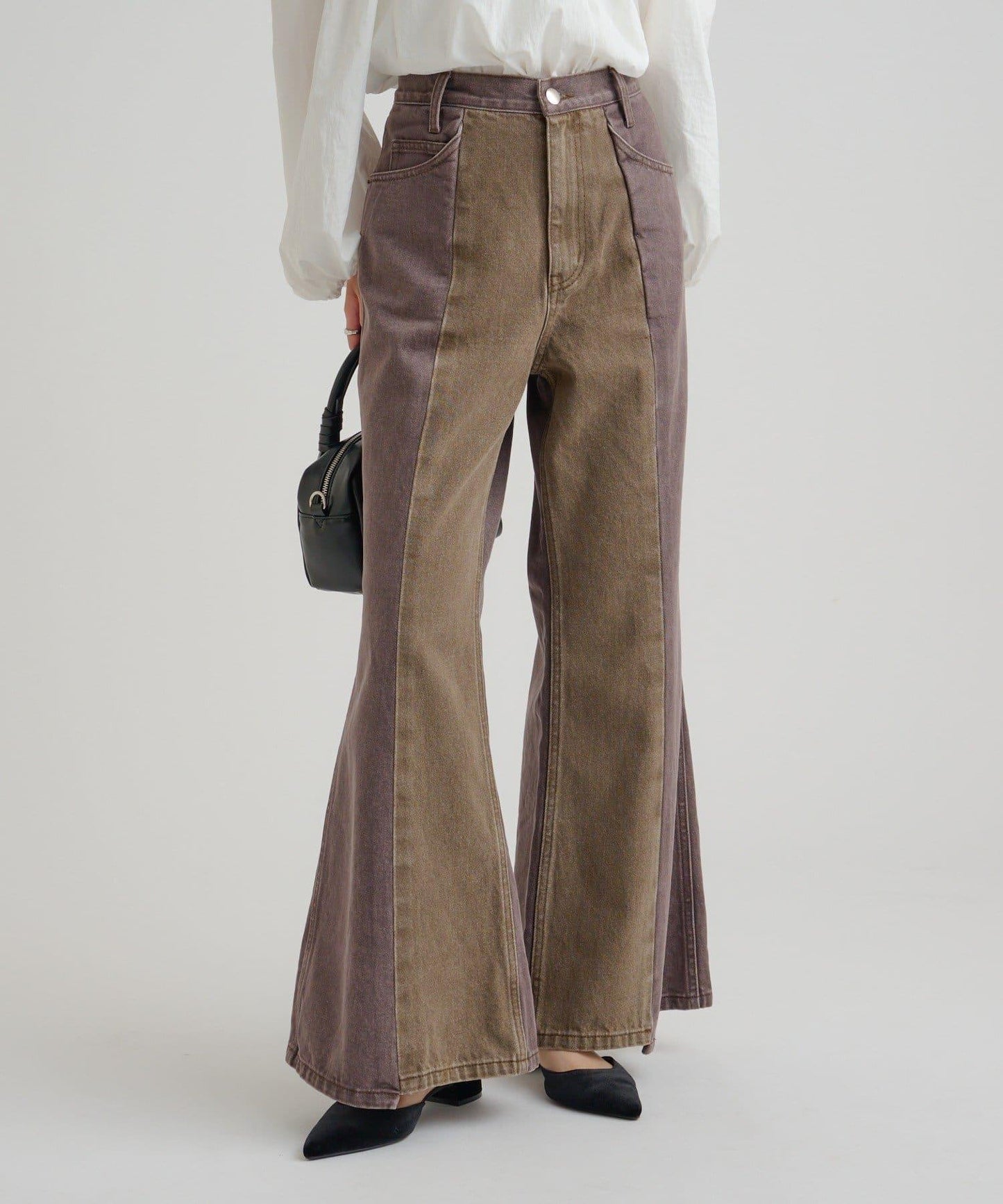 美麗喇叭牛仔褲